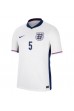 England John Stones #5 Fotballdrakt Hjemme Klær EM 2024 Korte ermer